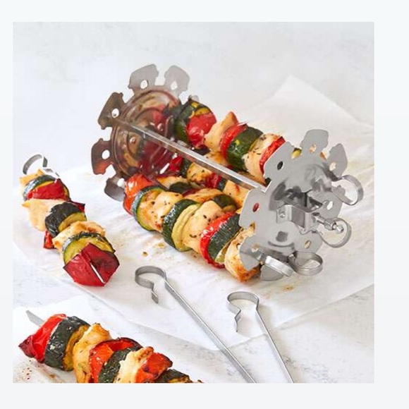 Pampered Chef Kitchen Pampered Chef Deluxe Air Fryer Skewers 0285